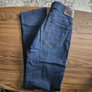 Lee Men's Dark Blue Denim Jeans